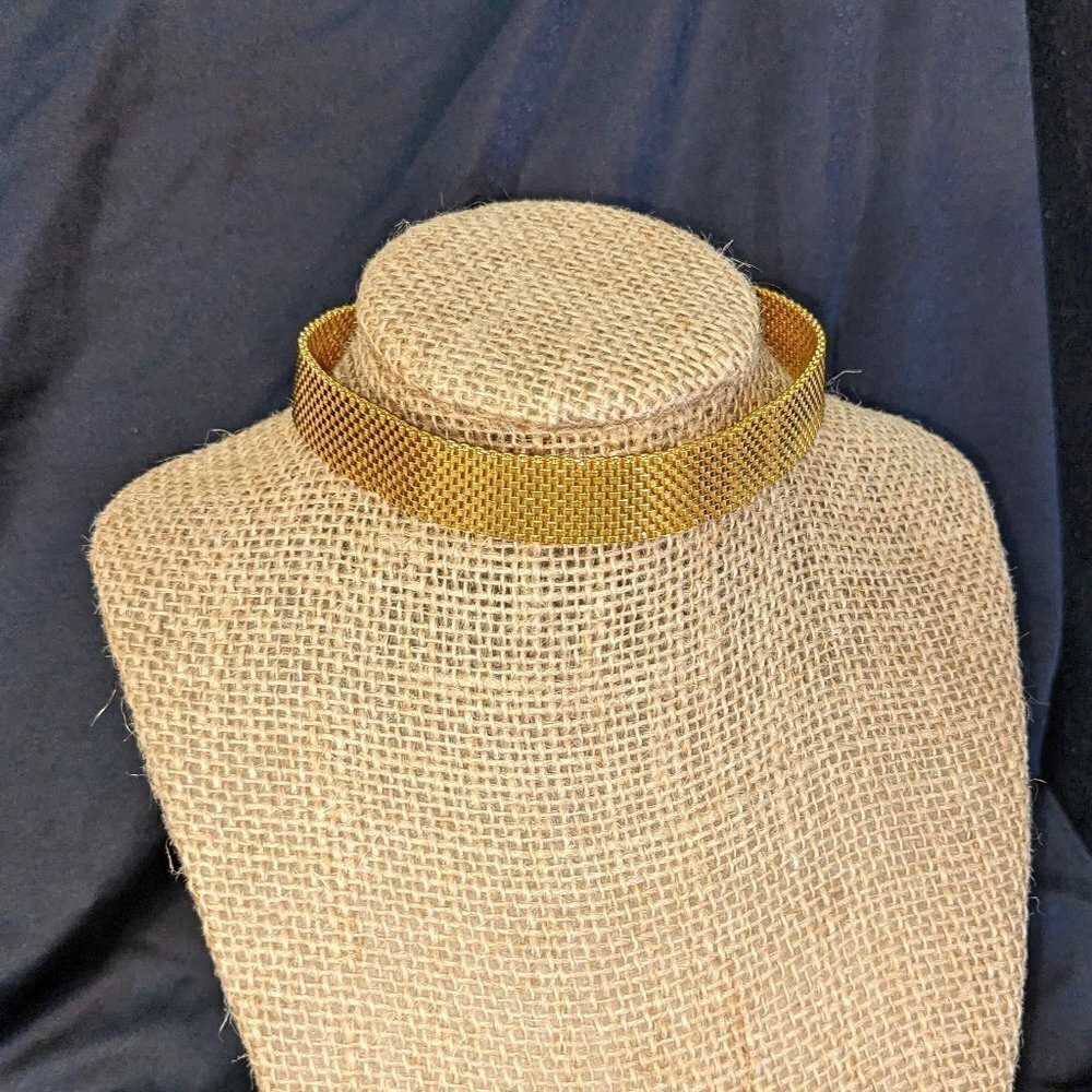 Designer Gold Choker Necklace
